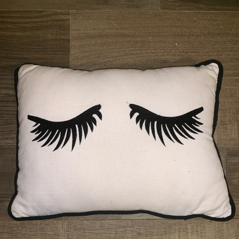 Pink and black Eye pillow